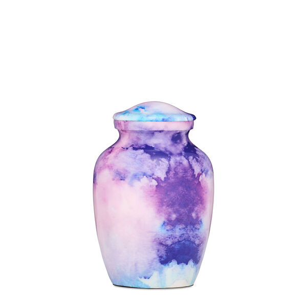 Deep Purple Watercolour Medium Urn