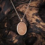 Fingerprint Jewellery Oval … Single Print || 9ct Gold