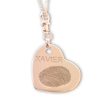 Double-Sided Fingerprint Heart || 9ct Gold