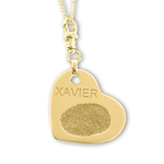 Double-Sided Fingerprint Heart || 9ct Gold